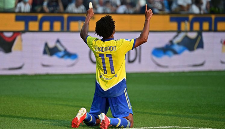 Juan Guillermo Cuadrado marcó su primer gol en la temporada 2021/22.