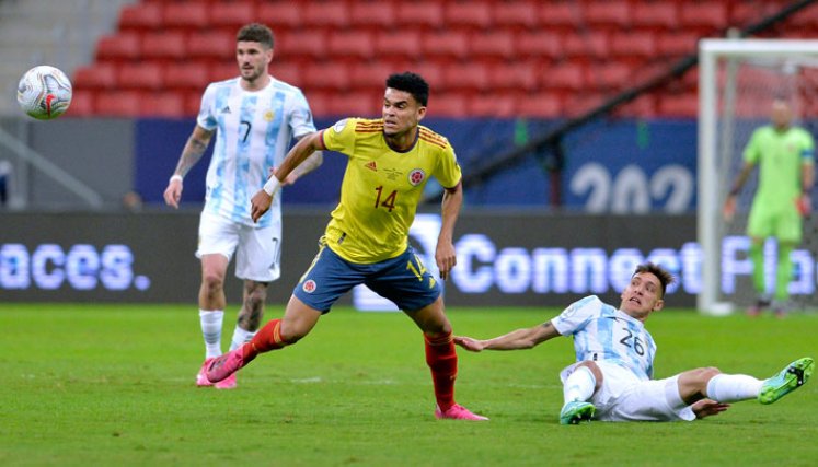 Luis Díaz, goleador de la Selección Colombia en la Copa América. 