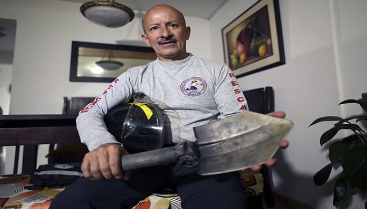 Luis Eduardo Marulanda, bombero voluntario en el 9/11