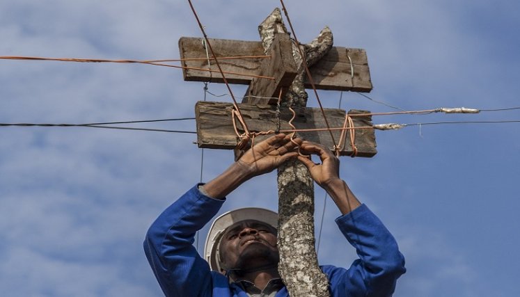 Sin la menor formación como electricista, jugando con una dínamo logró llevar corriente a su casa. /AFP