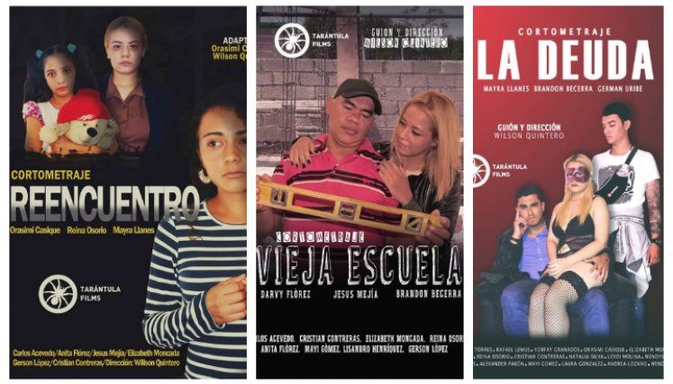 Estos son los tres cortometrajes que recientemente hicieron