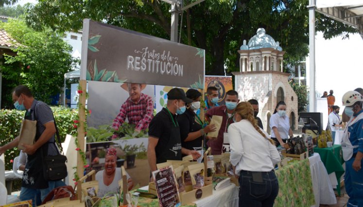 En Cúcuta se organizó la Quinta Rueda de Negocios ‘Agricultura por Contrato’, una estrategia del Ministerio de Agricultura y Desarrollo Rural, en la que participaron beneficiarios de restitución de tierras. / Foto: Leonardo Favio Oliveros