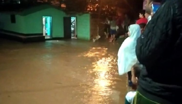 Inundaciones por lluvias en Convención./Foto: cortesía