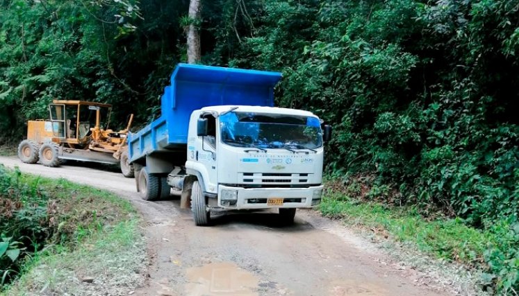 Municipios afectados por lluvias han recibido atención técnica y maquinaria ./Foto: Cortesía