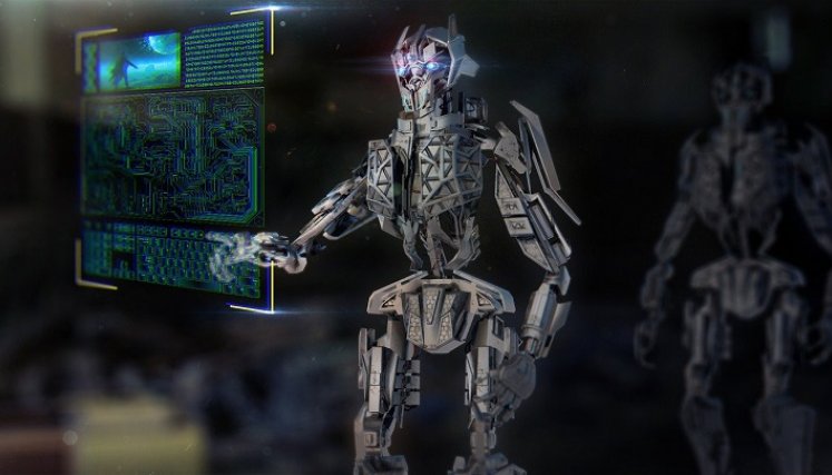 Los robots son una atracción