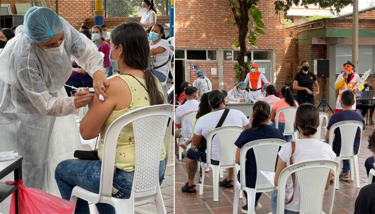 Durante el mes de junio y julio, de acuerdo con cada una de las etapas del Plan Nacional de Vacunación, se han desarrollado tres jornadas, logrando inmunizar a 1.223 funcionarios y contratistas. / Fotos: Cortesía