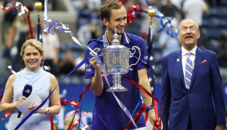 Medvedev ganó la final del Abierto de Estados Unidos.