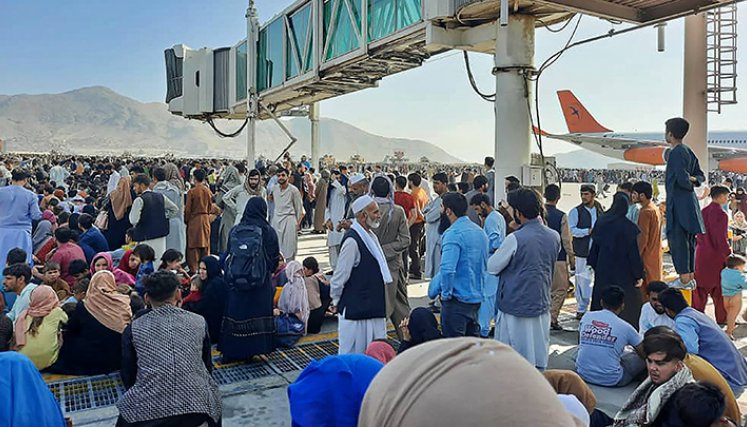 Aeropuerto de Kabul.