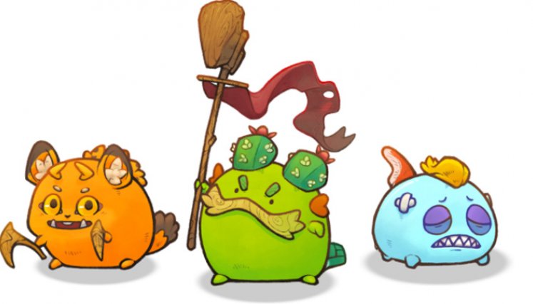 Axie Infinity se parece a Pokémon, solo que las habilidades de los ‘Axies’ se ven reflejadas en cartas.