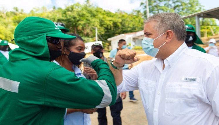 Presidente Duque negó haber prometido reconstruir Providencia en 100 días