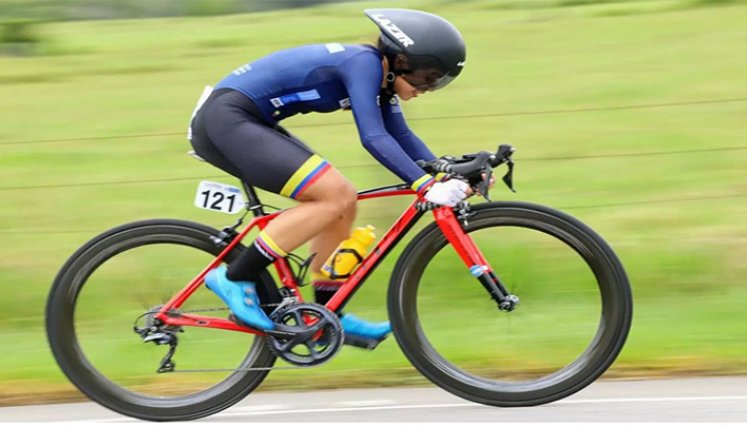 Daniela Carrero, corredora del PAD Colombia. Foto: Édgar Garcés