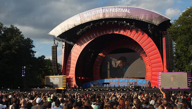 Concierto organizado por Global Citizen.