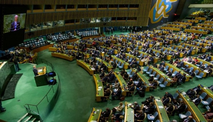 Su intervención comenzó resaltando las diversas situaciones que ha tenido que enfrentar el mundo a causa de la crisis generada por la pandemia del Covid-19./ Colprensa