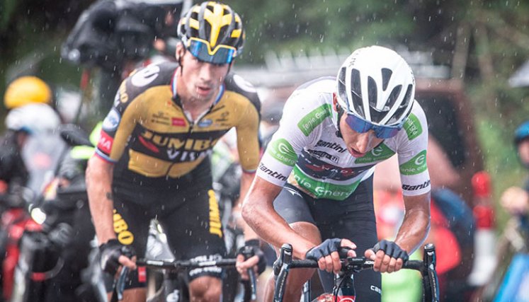 Egan Bernal y Primoz Roglic, Vuelta a España 2021. 