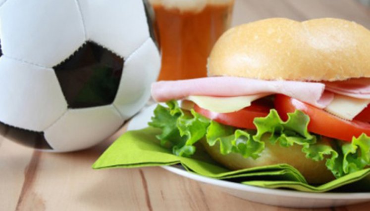 Hamburguesas en las eliminatorias de fútbol.