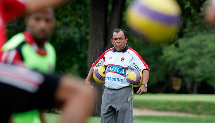 Jorge Luis Bernal, técnico del Cúcuta Deportivo en 2007. 