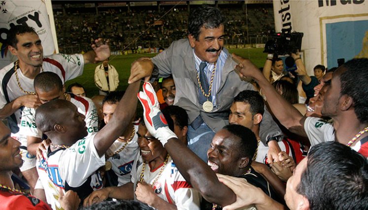 Jorge Luis Pinto, campeón con el Cúcuta Deportivo en 2006. 