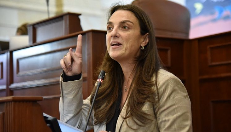Karen Abudinen fue citada a la Cámara a un debate de moción de censura./Foto cortesía