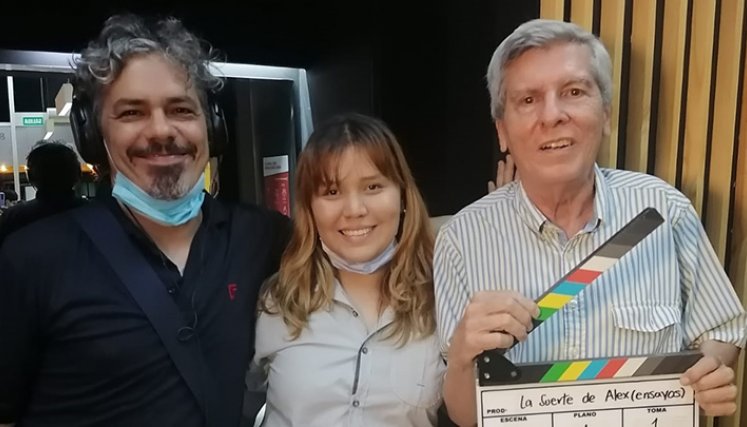 Frank Motta, Marcela Orduz y Efraín Vásquez. / Foto Cortesía.