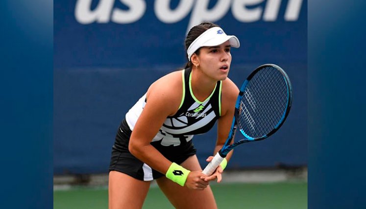 María Camila Osorio Serrano en el Abierto de Estados Unidos 2021. 