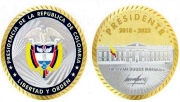 Monedas conmemorativas de Iván Duque.