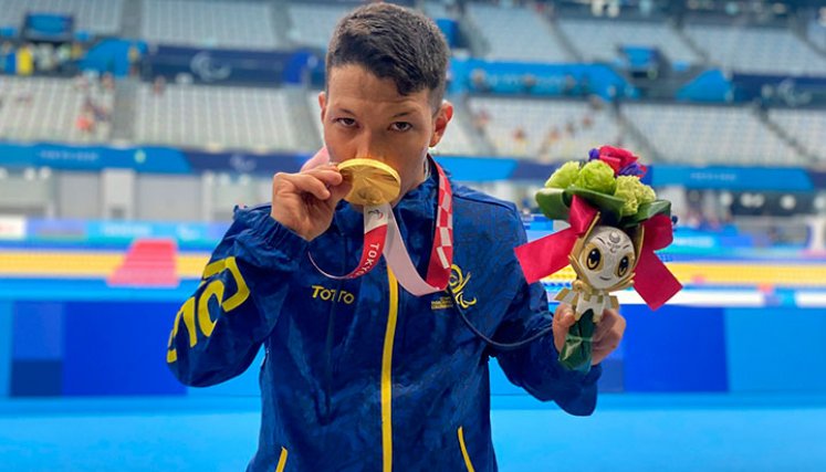 Con cuatro medallas, Nelson Crispín fue el más ganador de los colombianos. 