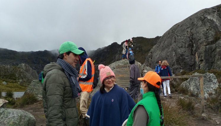 El diputado Jhon Edisson Ortega, visitó Lagunas Negras. Foto: Cortesía/La Opinión.