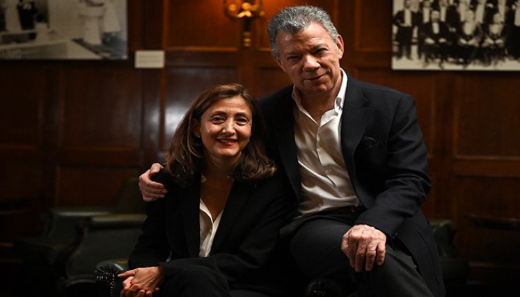 Juan Manuel Santos e Ingrid Betancourt