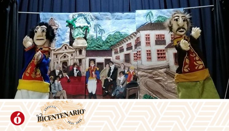 Títeres recrean el Congreso de 1821