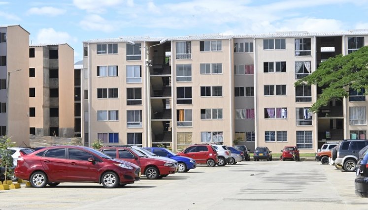 La administración del conjunto residencial hizo adecuaciones en el parqueadero, la zona más afectada por la inundación.