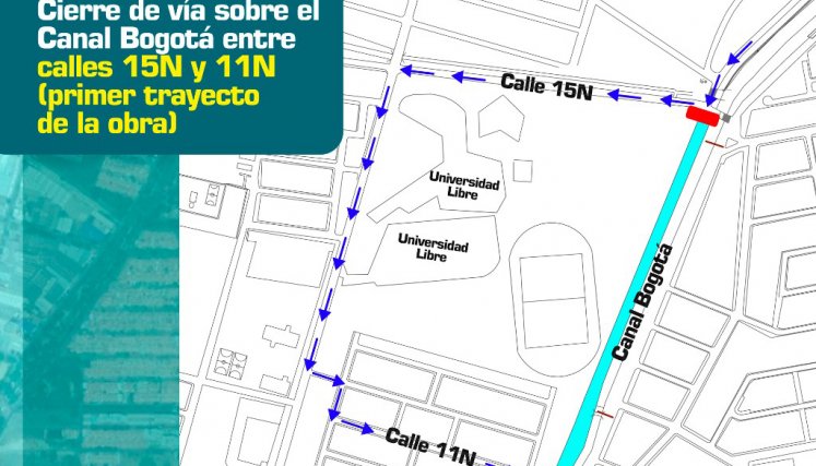 Aguas Kpital destacó que para la ejecución de la orden de obra se realizará cierre total de la vía.
