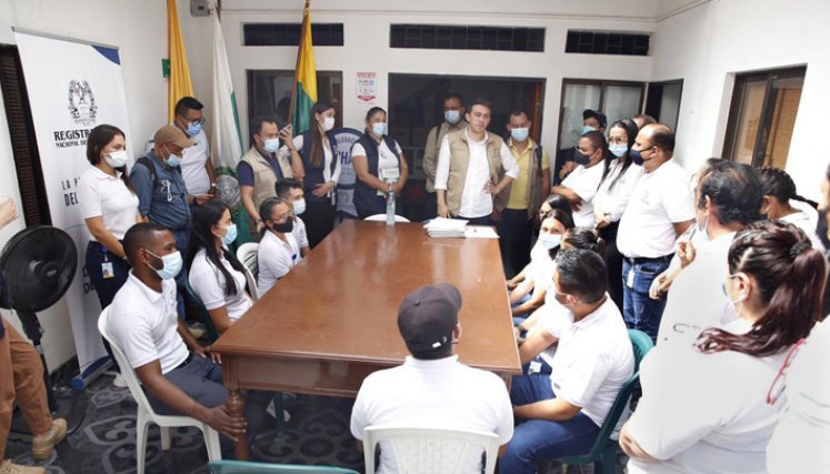 La Registraduría viene haciendo un recorrido por el país, promocionando las elecciones de la juventud. / Foto: Colprensa
