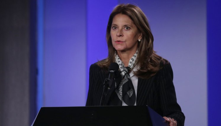 La vicepresidenta y canciller, Marta Lucía Ramírez, cumple labores en EE. UU. en medio de la visita del presidente Duque a ese país. / Foto: Colprensa