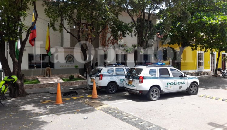 Los guardias venezolanos fueron llevados a la Estación de Policía de Villa del Rosario. / Foto: La Opinión