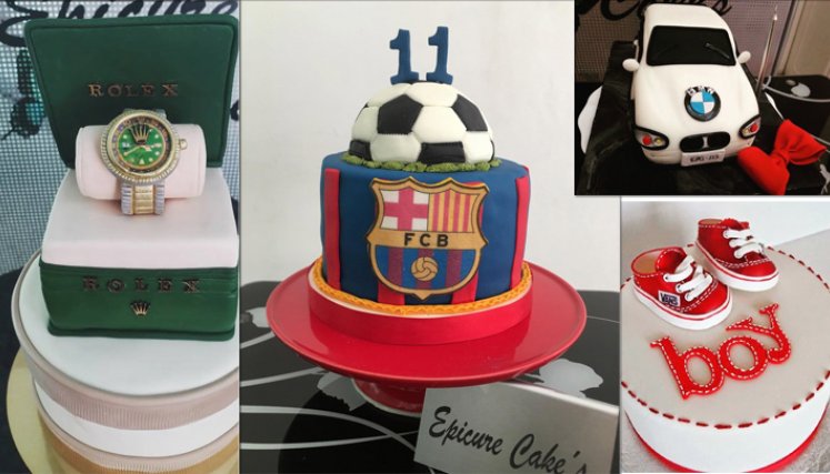 Variados detalles para adornar una torta para alguna ocasión especial de un ser querido./ Fotos: Instagram.