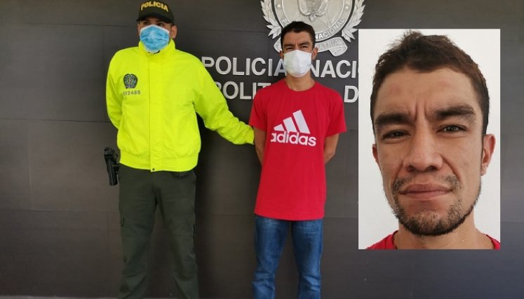 Javier Mauricio Jaime Vergel fue detenido en el barrio Santander.