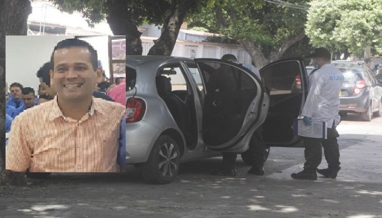 Daniel Fernández iba en su carro cuando le dispararon.