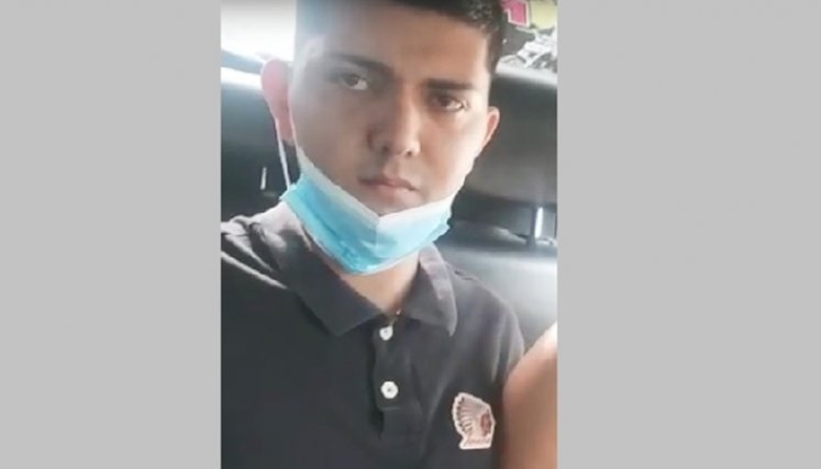 Brayan Caicedo se entregó a la Policía la semana pasada.