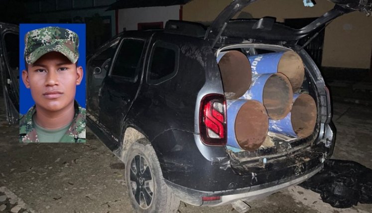 El soldado Néstor Eugenio Ajón Galindo fue atacado con un francotirador.