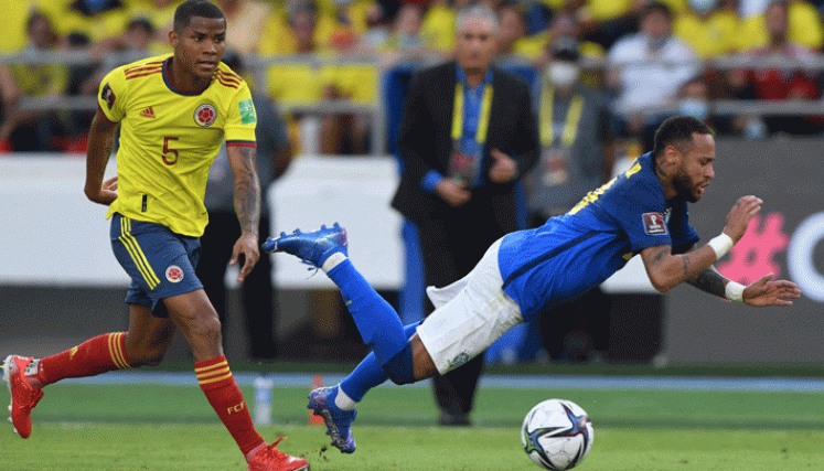 Empate de Colombia ante Brasil 