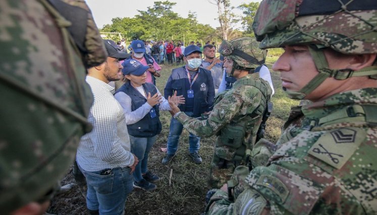 Mediación de la Defensoría puso fin a la retención de militares en Tibú./Foto: AFP