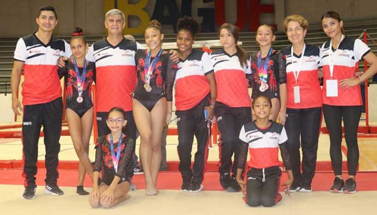 Las damas fueron protagonistas en el nacional de gimnasia