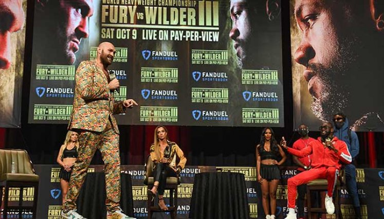 Deontay Wilder quiere arrebatarle el título a Tyson Fury.