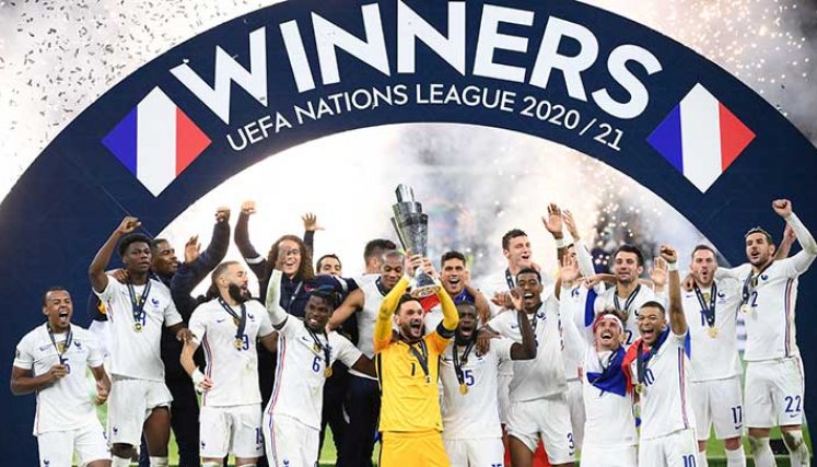 La selección francesa de fútbol sumó un nuevo título en su historial deportivo. 