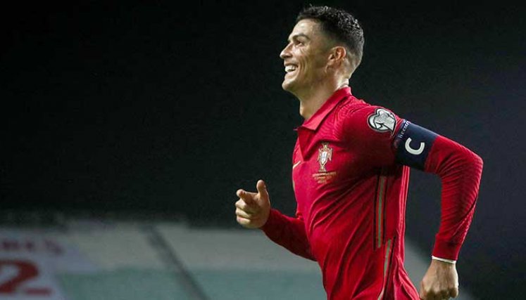 El portugués Cristiano Ronaldo fue la gran figura del partido en la goleada a Luxemburgo.