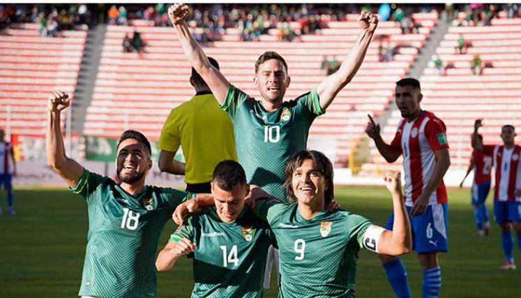 La selección boliviana sigue levantando en las eliminatorias suramericanas al golear a Paraguay en La Paz.