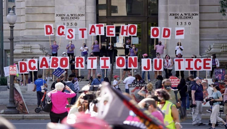 Manifestación por la justicia del aborto el 2 de octubre de 2021 en Washington, DC. /AFP 
