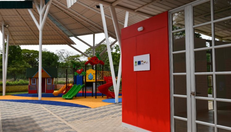Las instalaciones cuentan ahora con otra aula, baterías sanitarias adecuadas y espacios lúdicos. / Foto: Cortesía