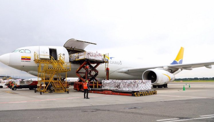  Más de 800 mil vacunas de Moderna llegaron al país./Foto: colprensa
