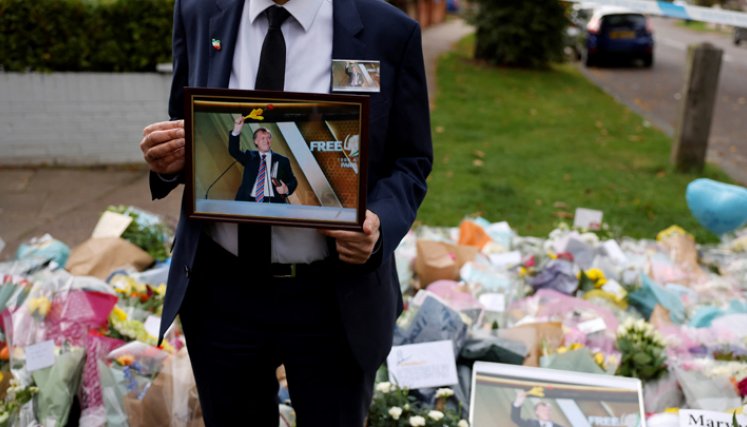 David Amess fue apuñalado en su circunscripción al sureste de Inglaterra. / Foto. AFP